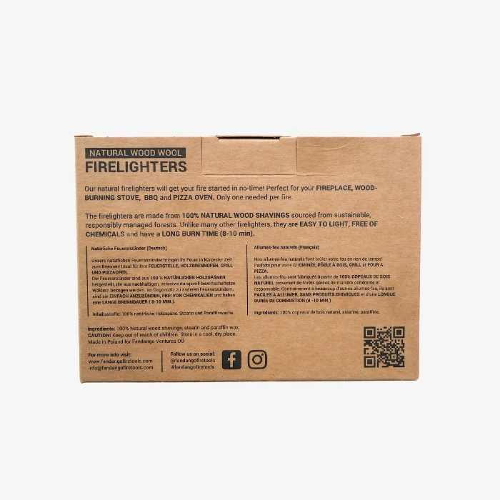 Fandango Natürliche Feueranzünder 32 Stück von Fandango Fire Tools