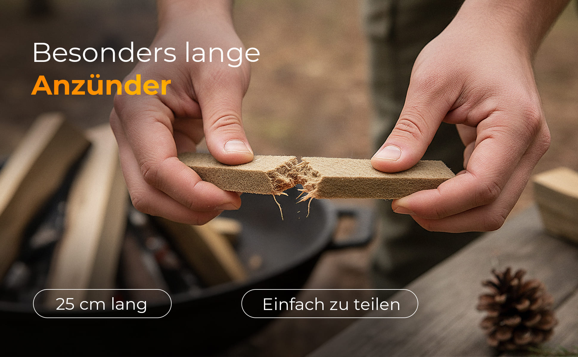 400 SILVER FIDIBUSSE® Anzünder | Kaminanzünder | Ofenanzünder | Grillanzünder von SILVER GmbH