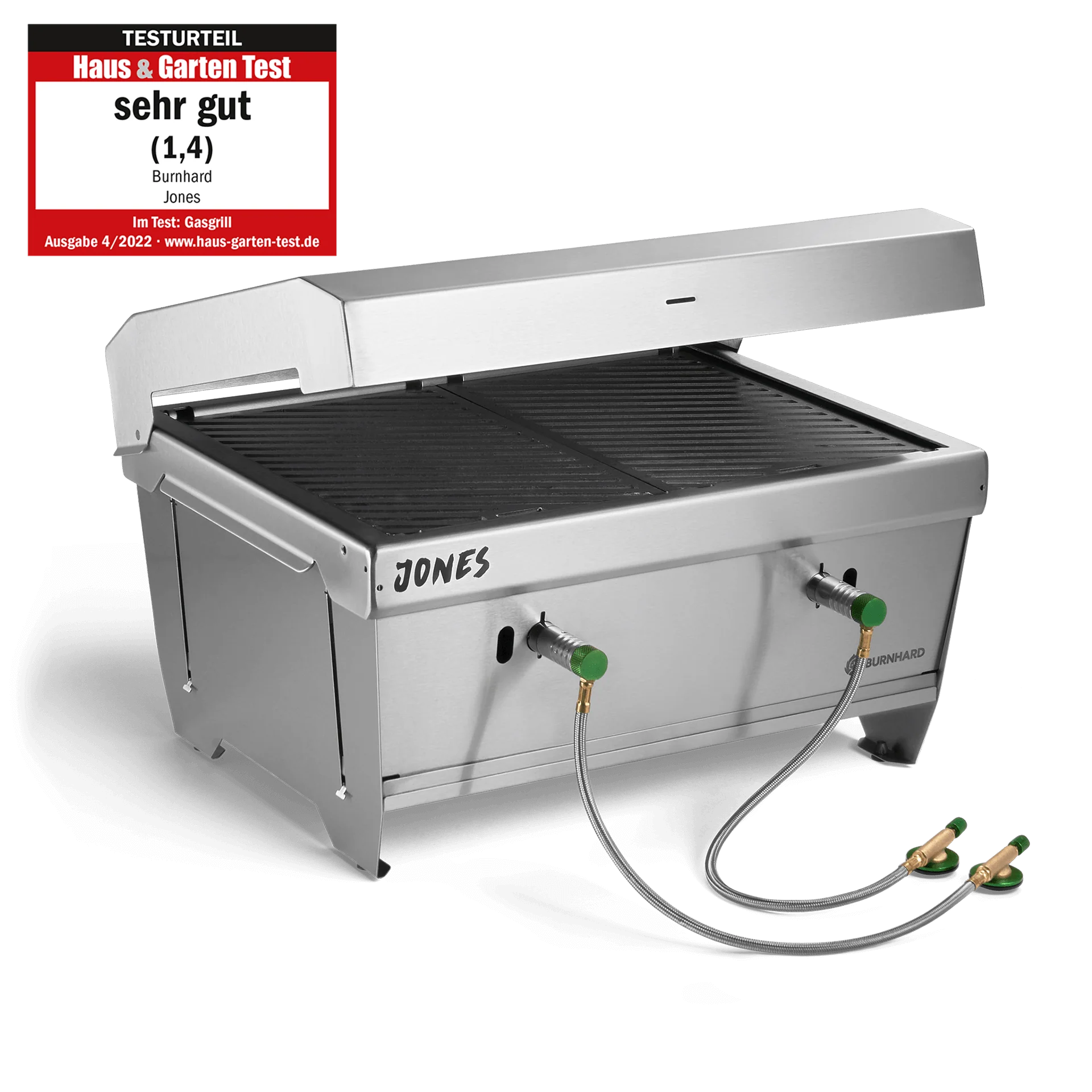 BURNHARD JONES Campinggrill 2-Brenner 
