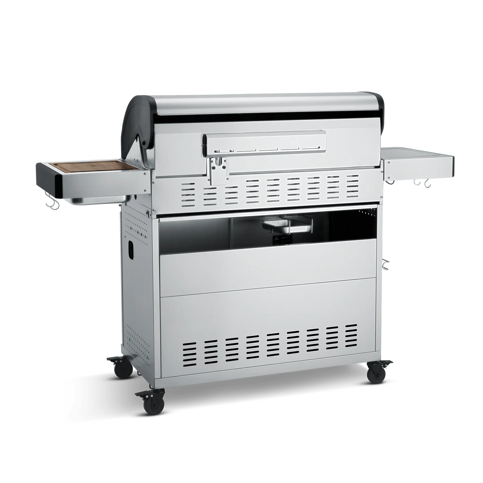 BURNHARD Fat FRED Deluxe Gasgrill 6-Brenner in der Farbe Edelstahl mit Gusseisenrost von BURNHARD