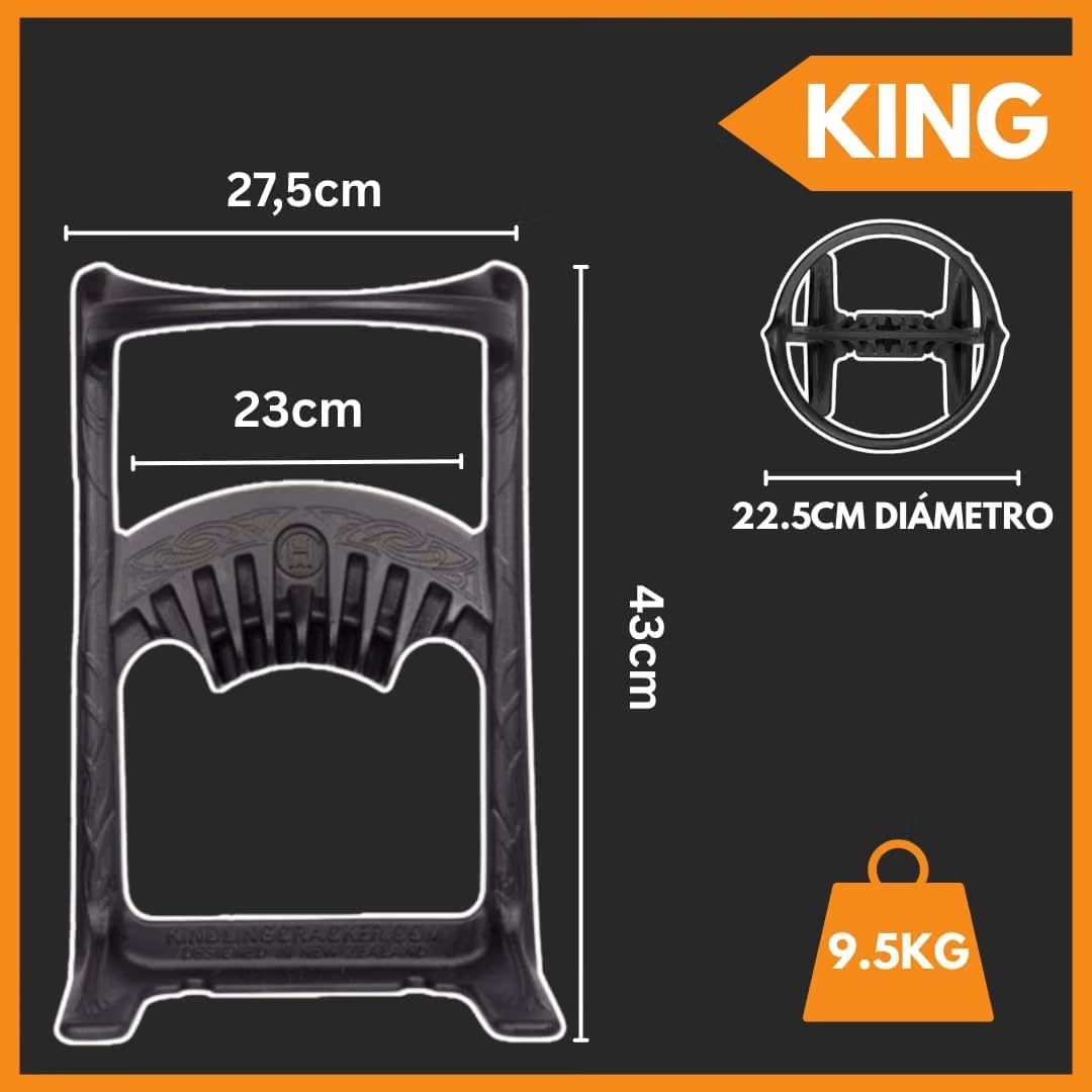 Holzspalter Kindling Cracker King Premium-Set bis 23 cm Durchmesser von Fandango Fire Tools