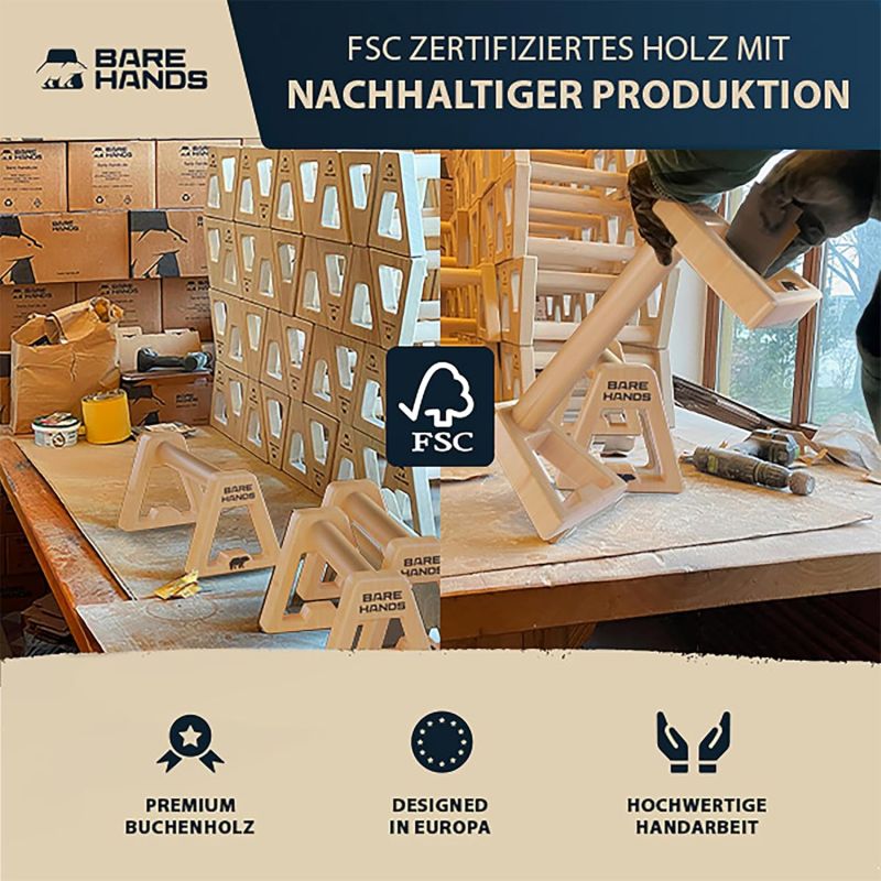 BARE HANDS Liegestützgriffe