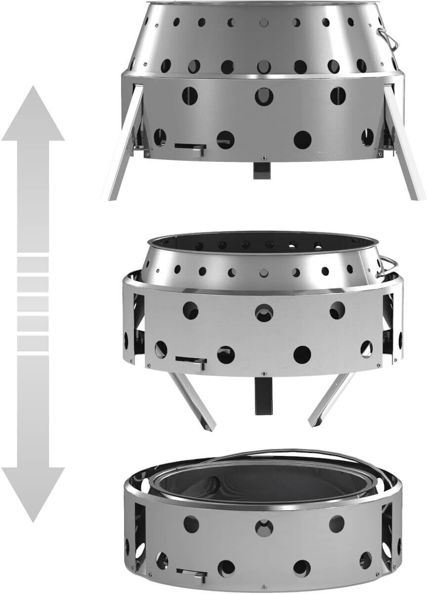 Petromax Atago 4 in 1 ~ Grill, Ofen, Herd oder Feuerschale von Petromax