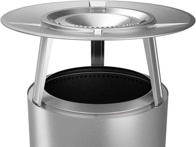 Solo Stove BONFIRE 2.0 Ash Bundle inkl. Edelstahl Wärmeverteiler + Standfuß + Tragetasche + Sturmfeuerzeug