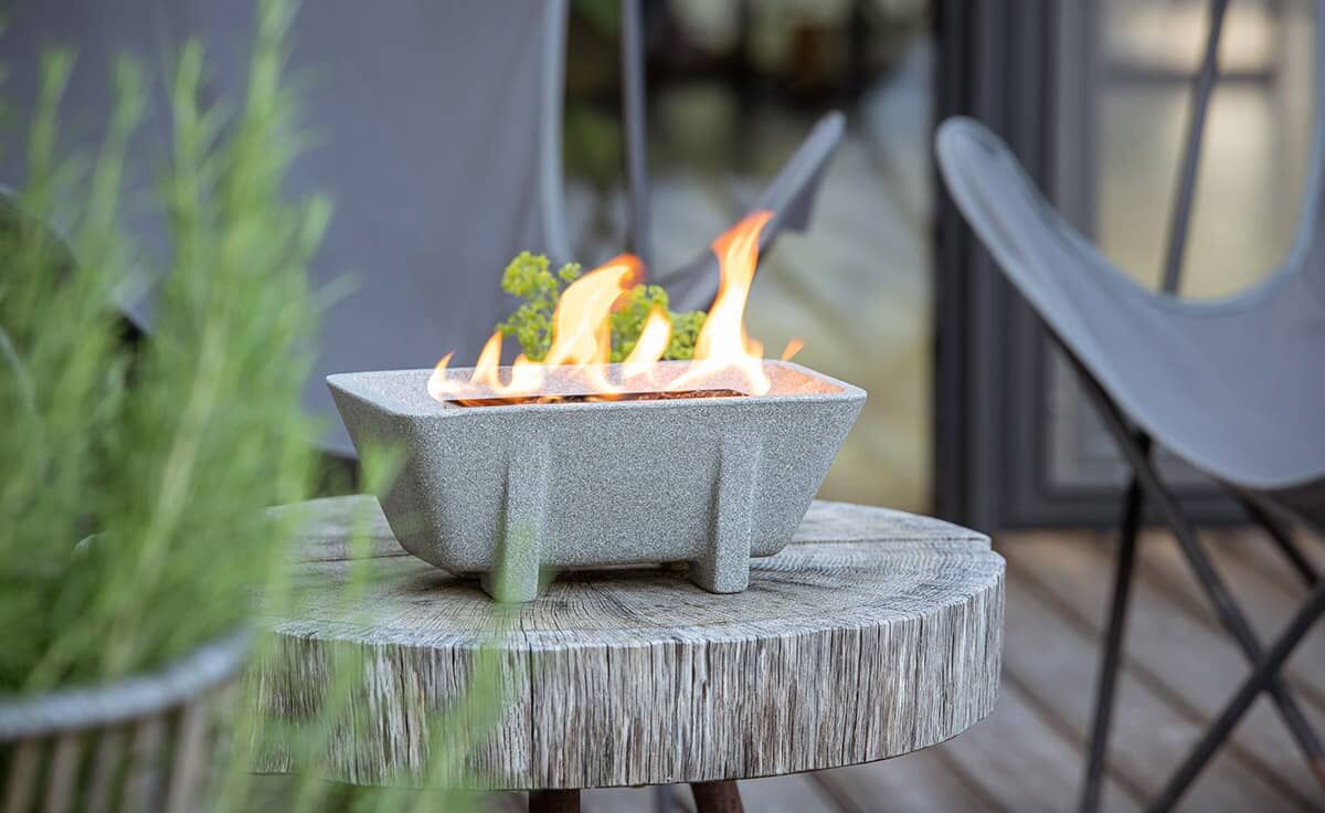 DENK Keramik Schmelzfeuer Outdoor XL Granicium mit Wachs gefüllt | SXLG von DENK Keramik DENK Keramik Schmelzfeuer Outdoor XL Granicium mit Wachs gefüllt | SXLG von DENK Keramik
