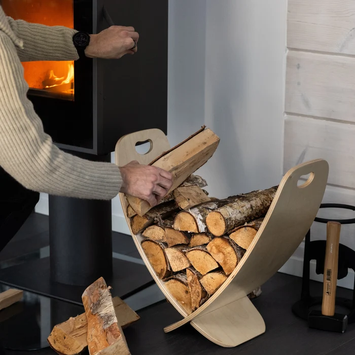 Nordic Embers Feuerholzständer - Natur von Fandango Fire Tools