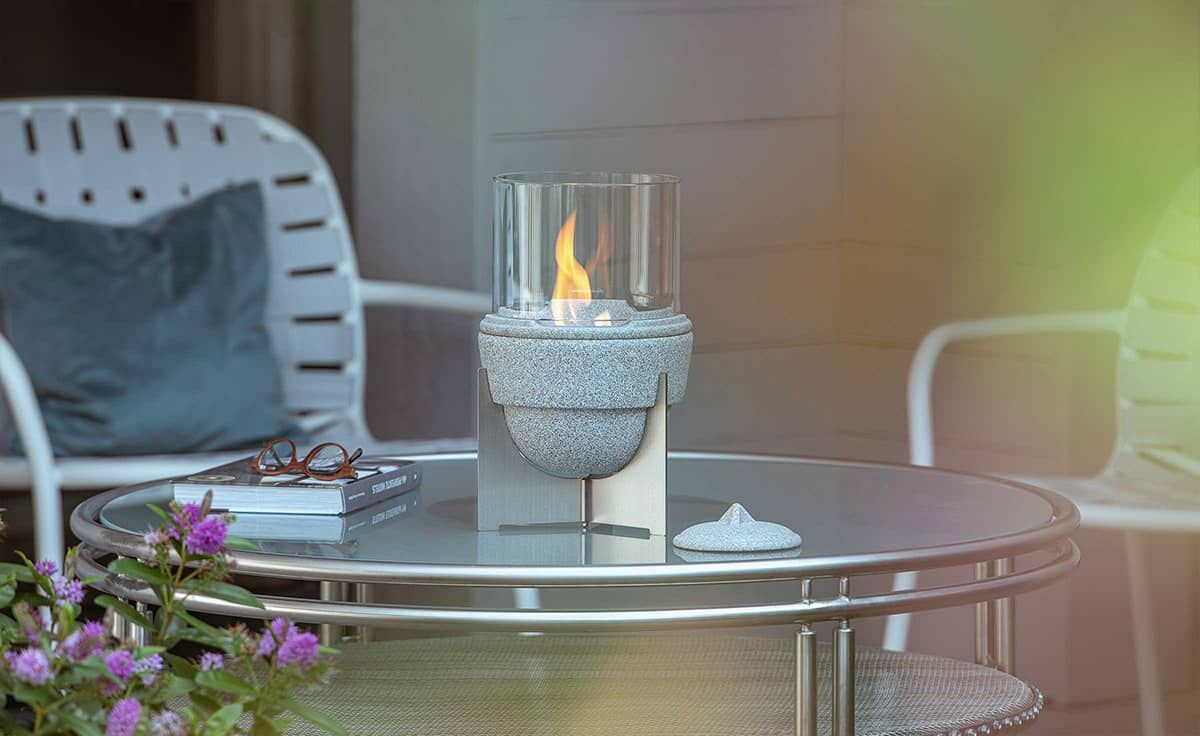 DENK Keramik Lichtglas-Aufsatz für Schmelzfeuer® Outdoor L Granicium® ~ SLG-LGA von DENK Keramik