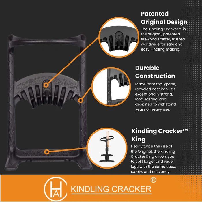 Holzspalter Kindling Cracker King-Set bis 23 cm Durchmesser