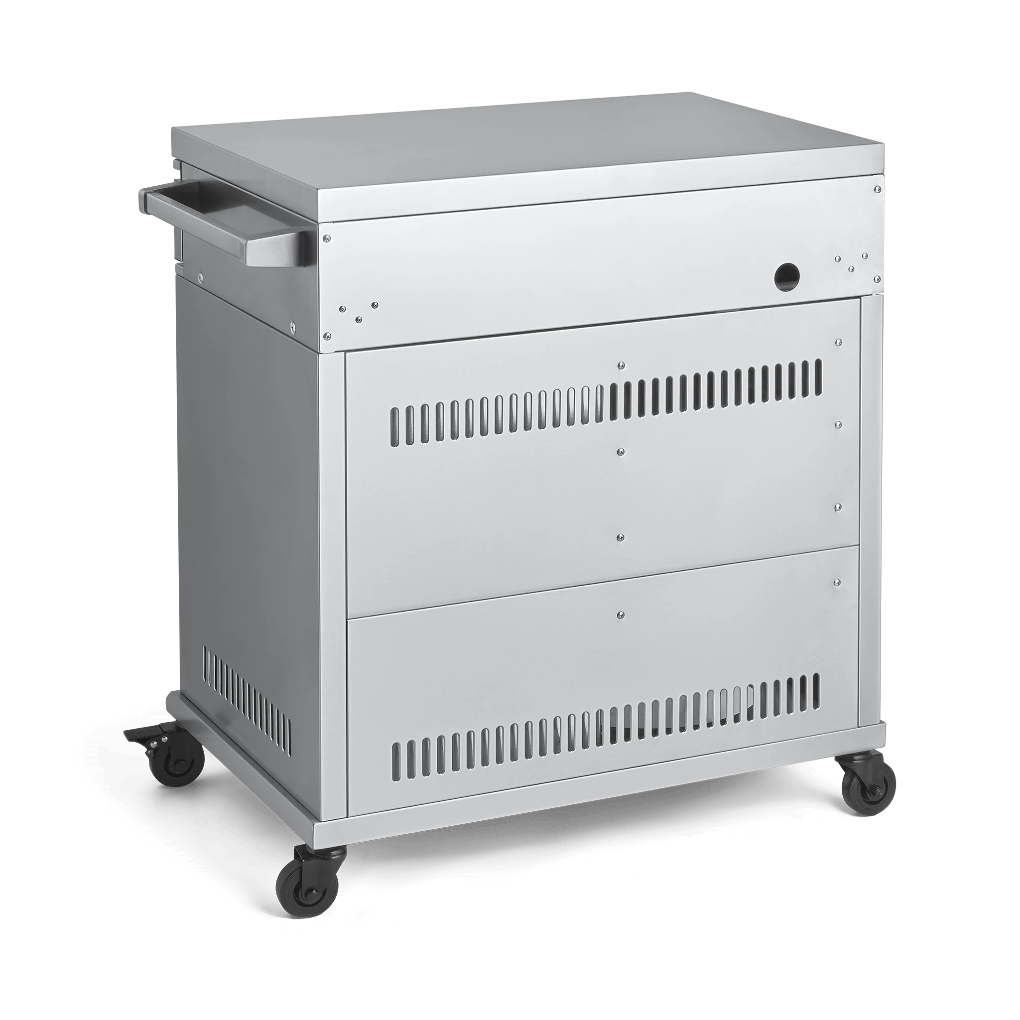 BURNHARD Grill Beistellwagen in der Farbe Edelstahl von BURNHARD