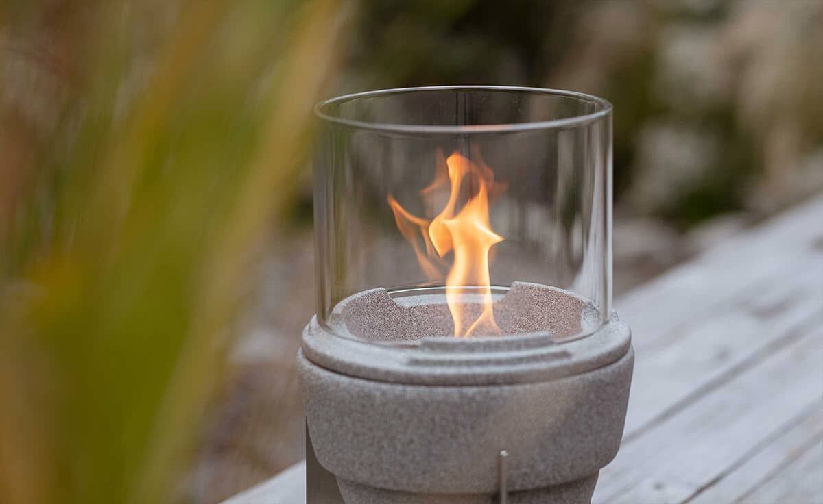 DENK Keramik Lichtglas-Aufsatz für Schmelzfeuer® Outdoor L Granicium® ~ SLG-LGA von DENK Keramik